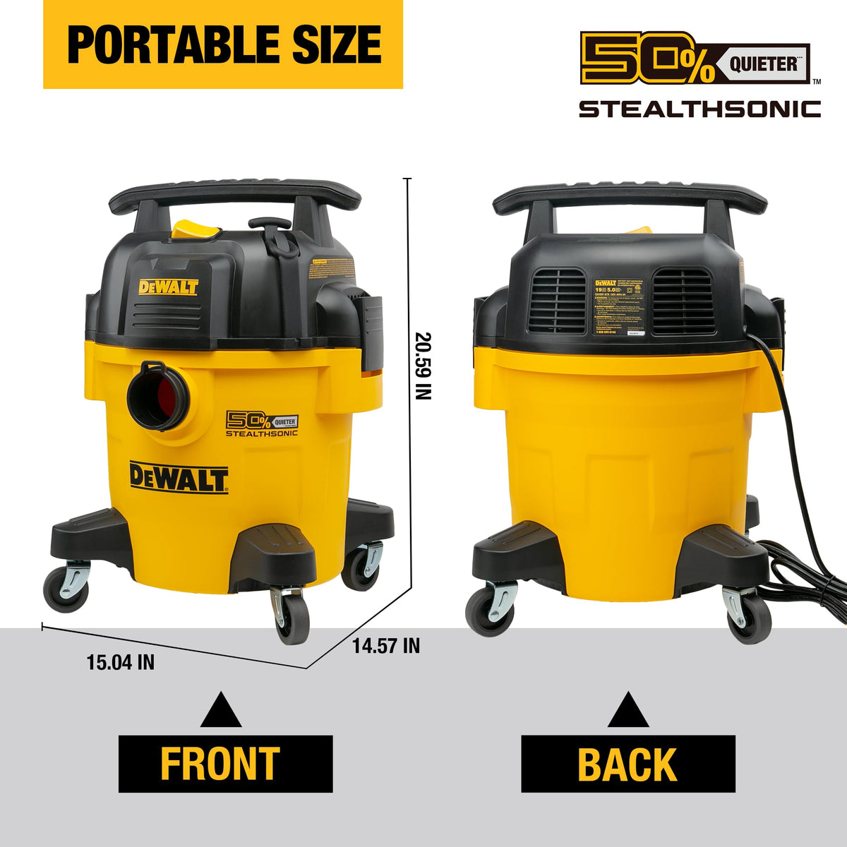 Wet and Dry Shop Vacuum 5 Gal 4 HP L57455