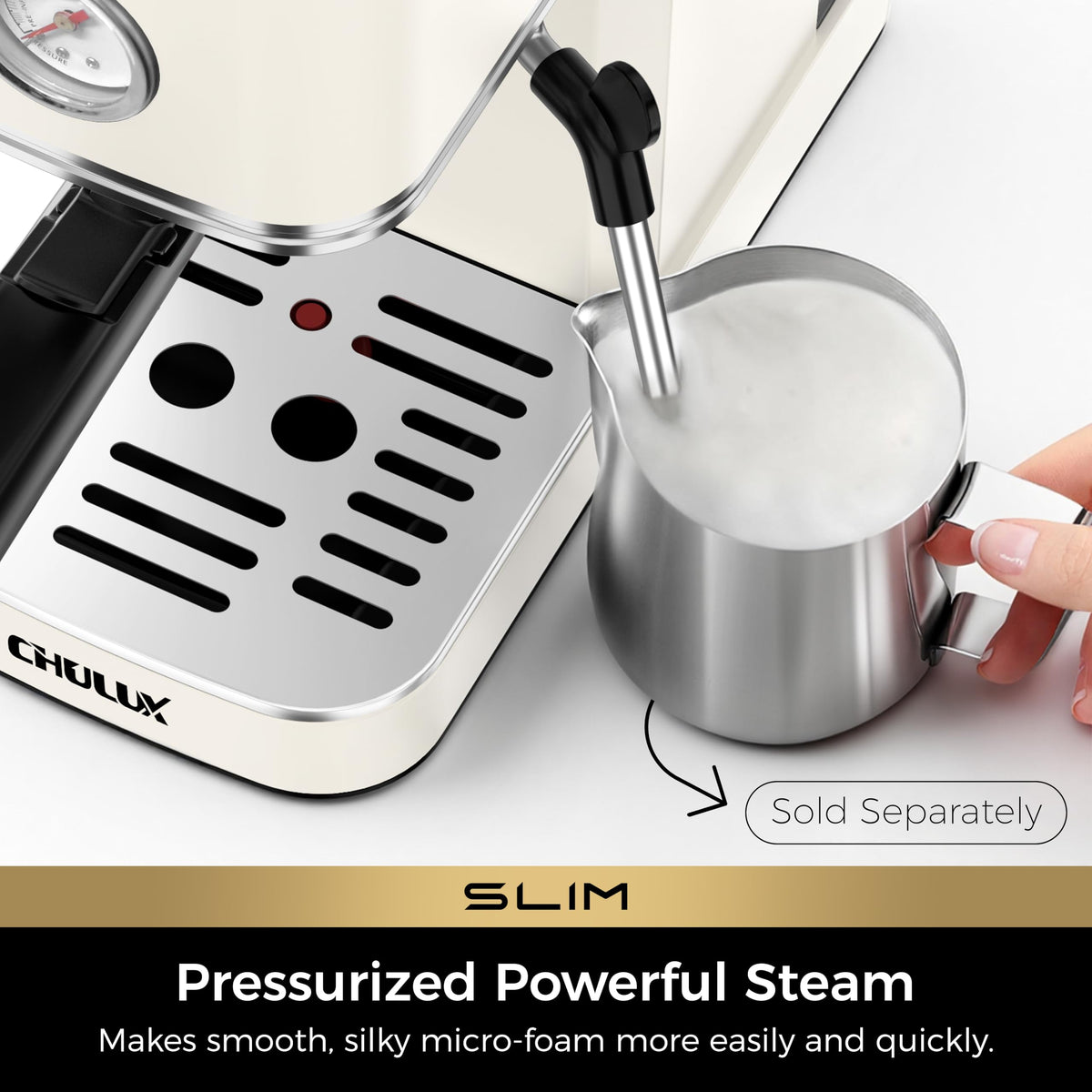 Espresso Machine with Conical Burr Coffee Grinder N459