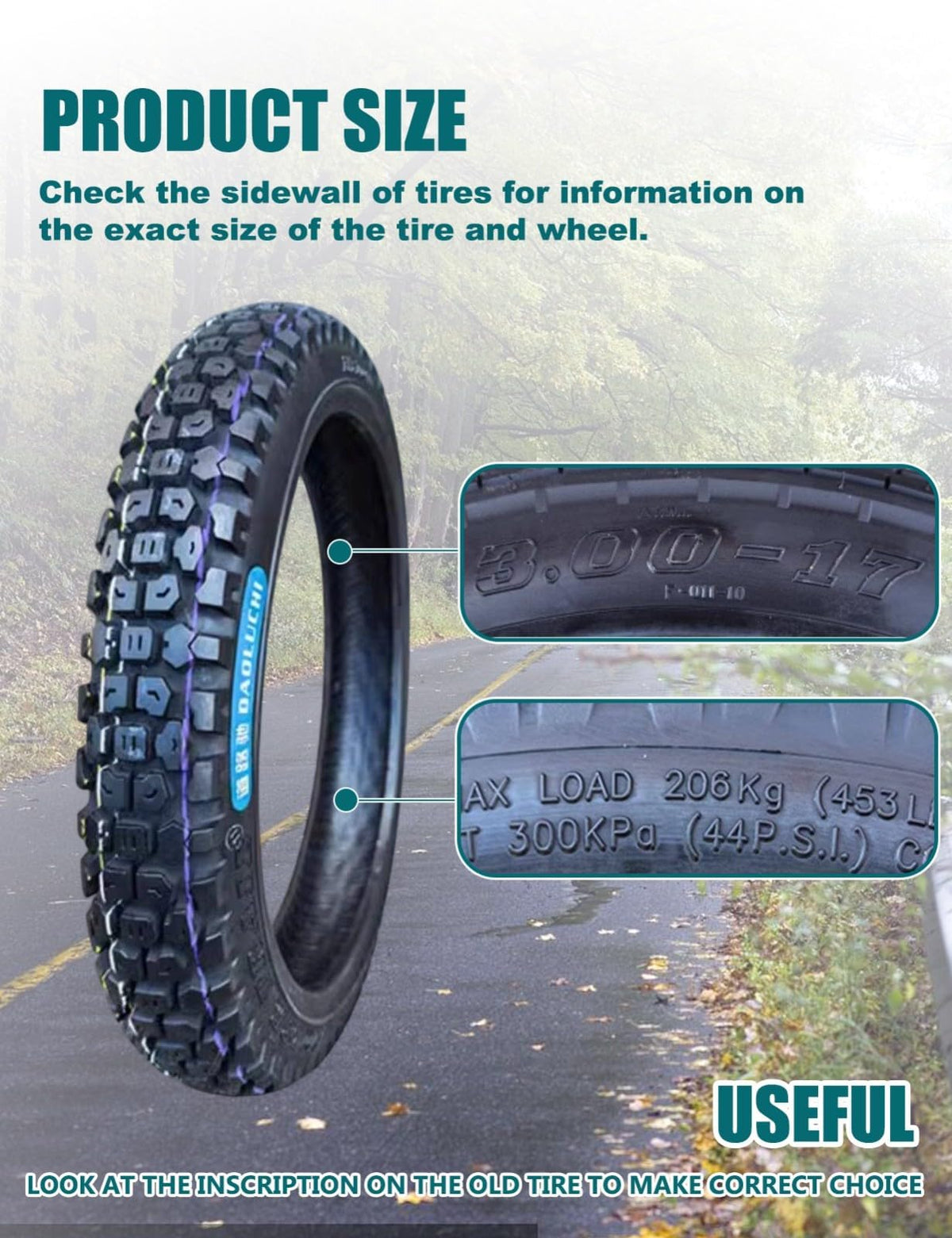 3.00-17 Scooter Tire J57027