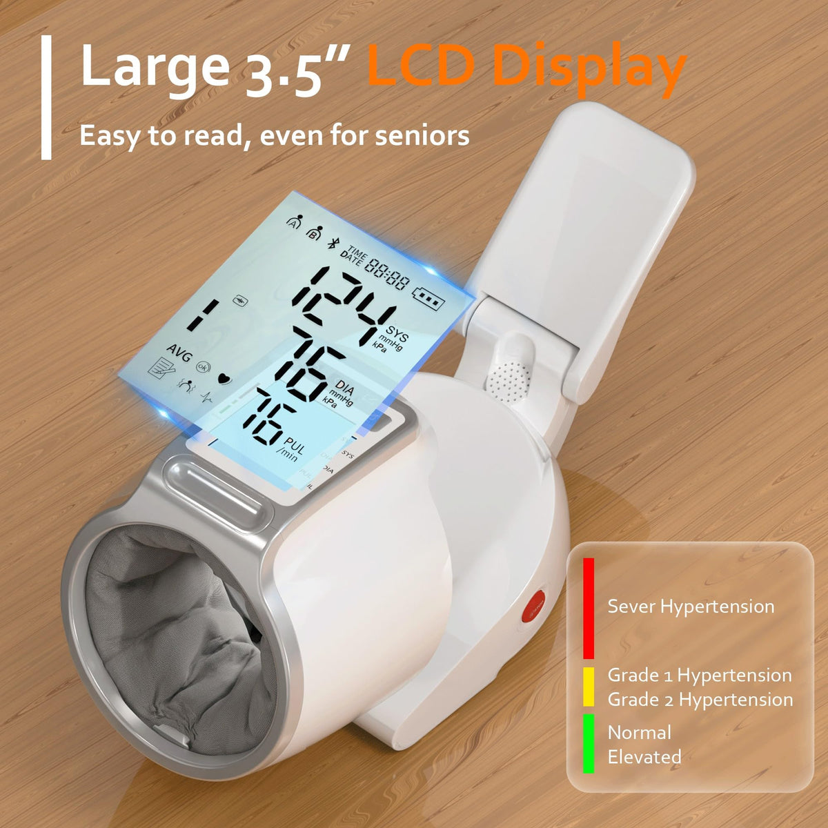 White Upper Arm Blood Pressure Monitor K864688