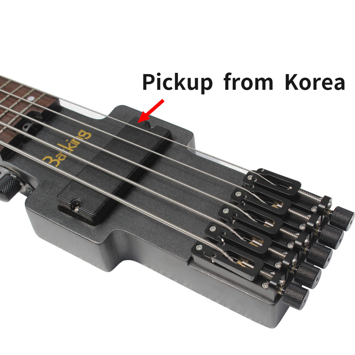 5 Strings Electric Headless Bass Guitar D6229