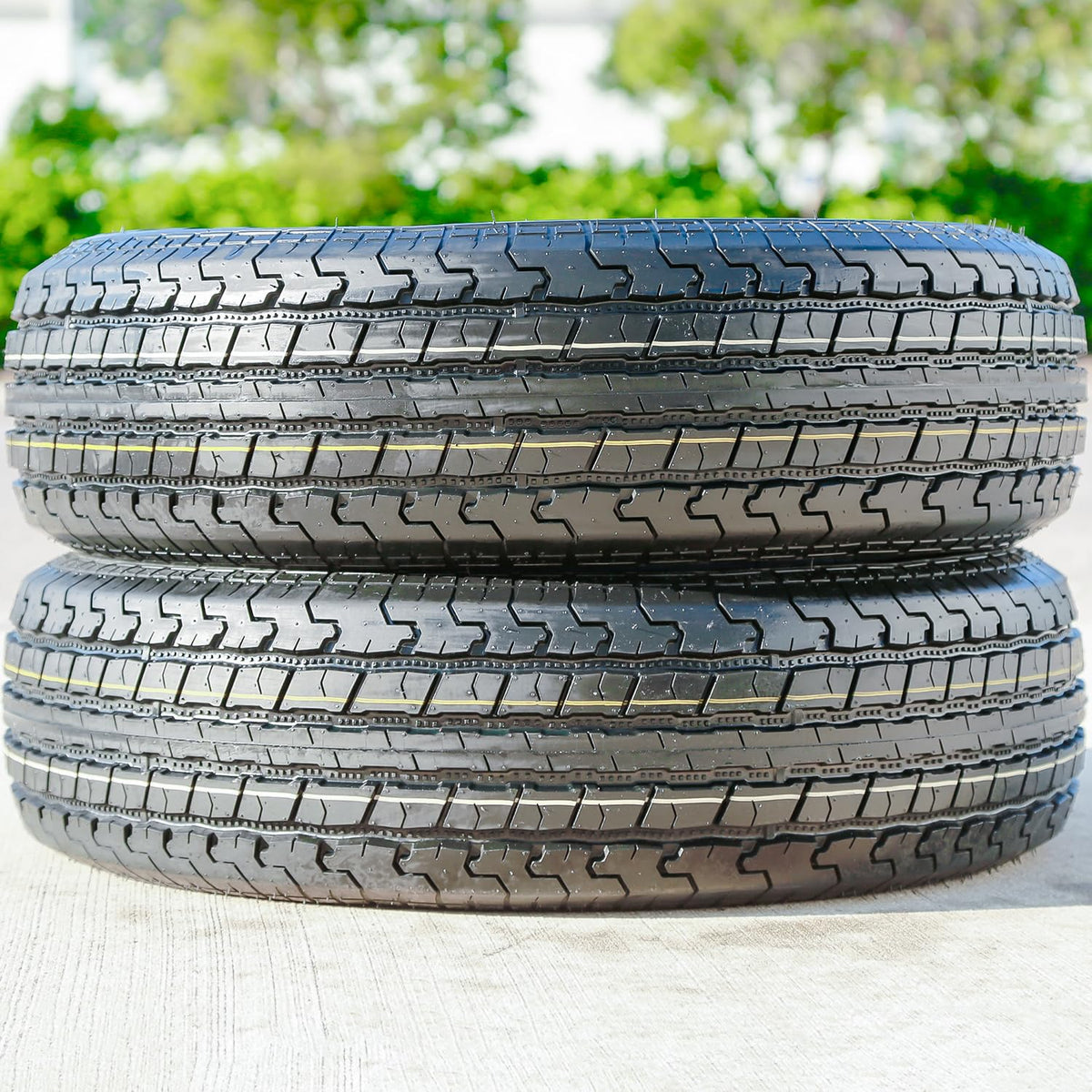 2 x ST205/75R15 All Season 10 Ply Tires H42498