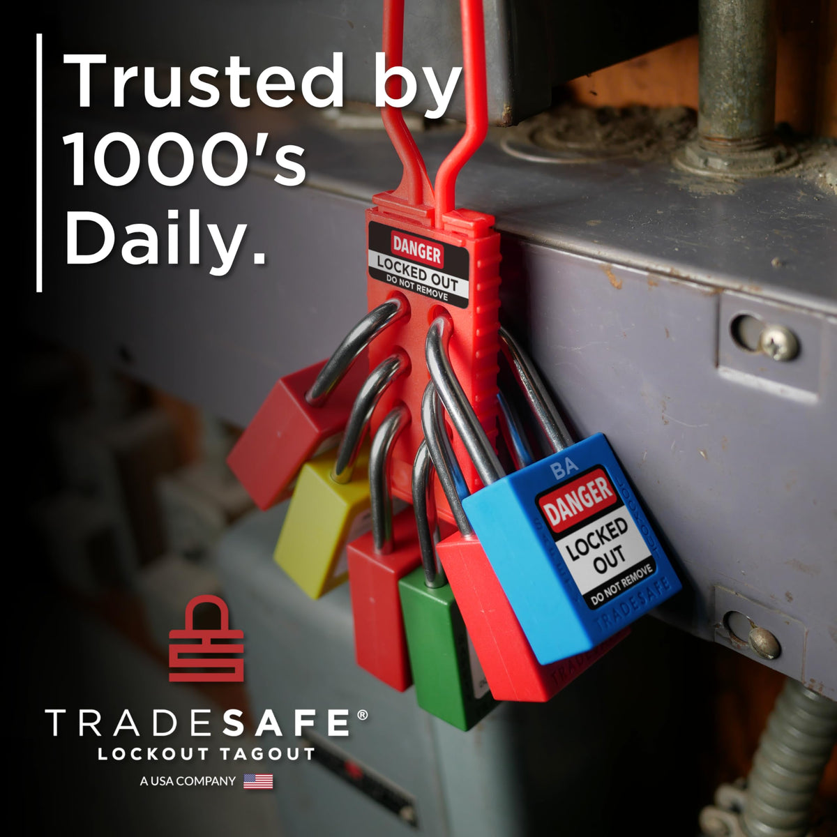 10 Blue Keyed Alike Locks D25734