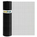 Black 1/2 inch 19 Gauge Wire Mesh Roll U270