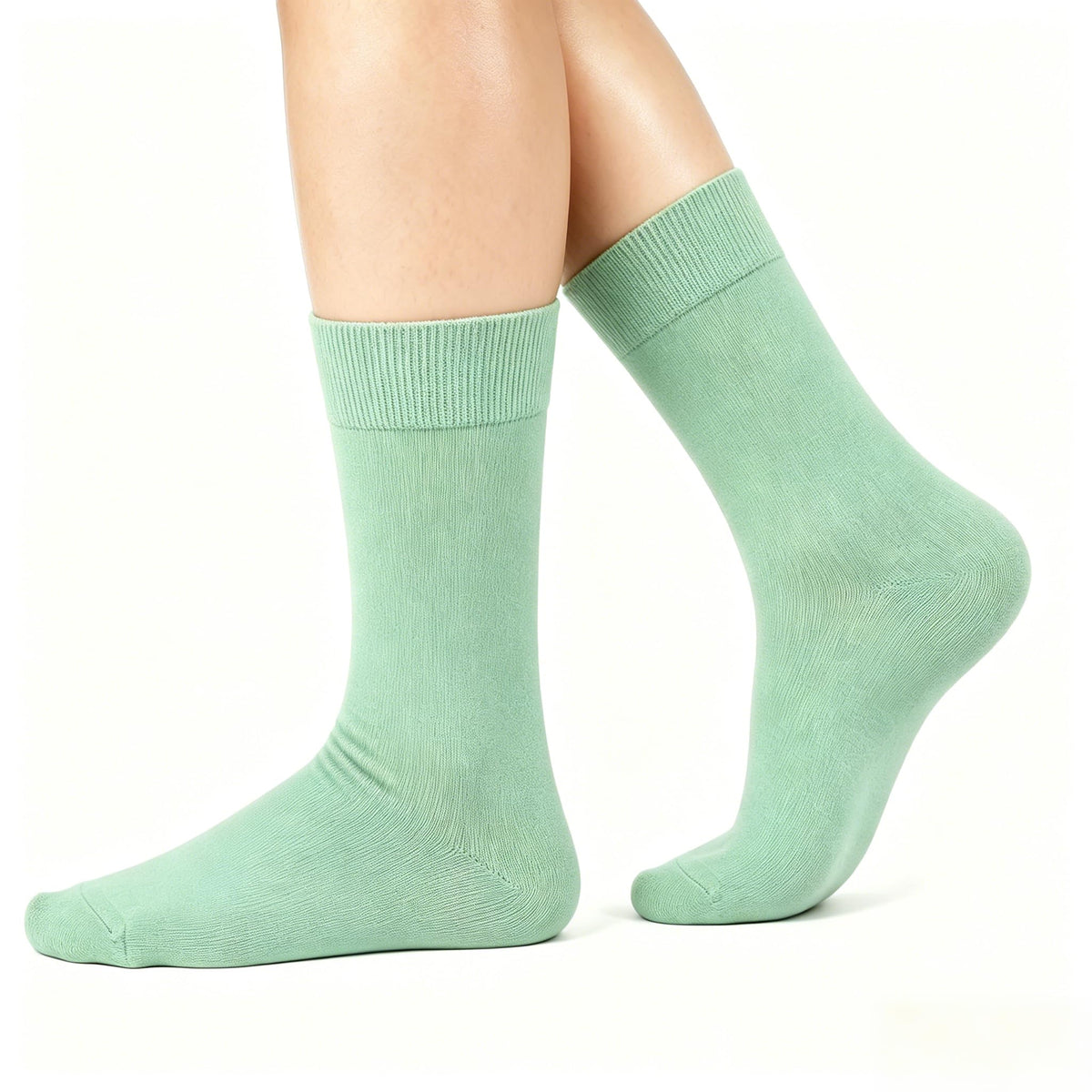 Women's 6 Pairs Bamboo Viscose Crew Socks P978