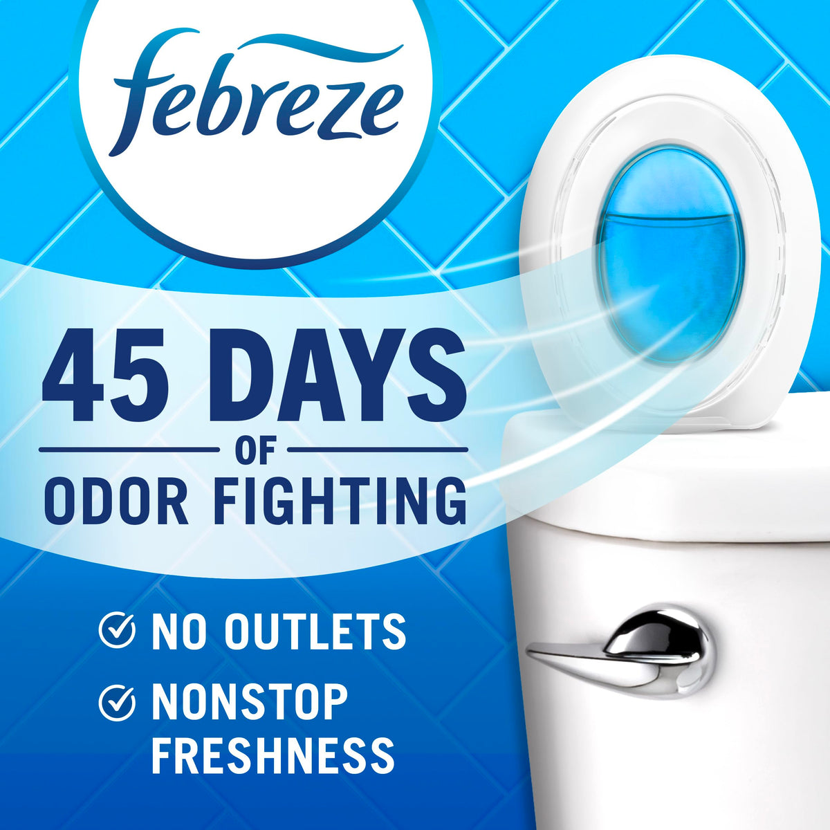 Bathroom Air Freshener Linen & Sky Scent 4 Count L4903