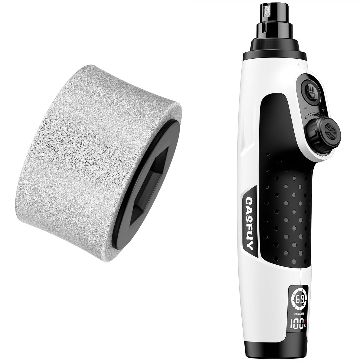 Dog Nail Grinder & Replacement Grinding Head Bundle L44961