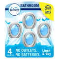 Bathroom Air Freshener Linen & Sky Scent 4 Count L4903