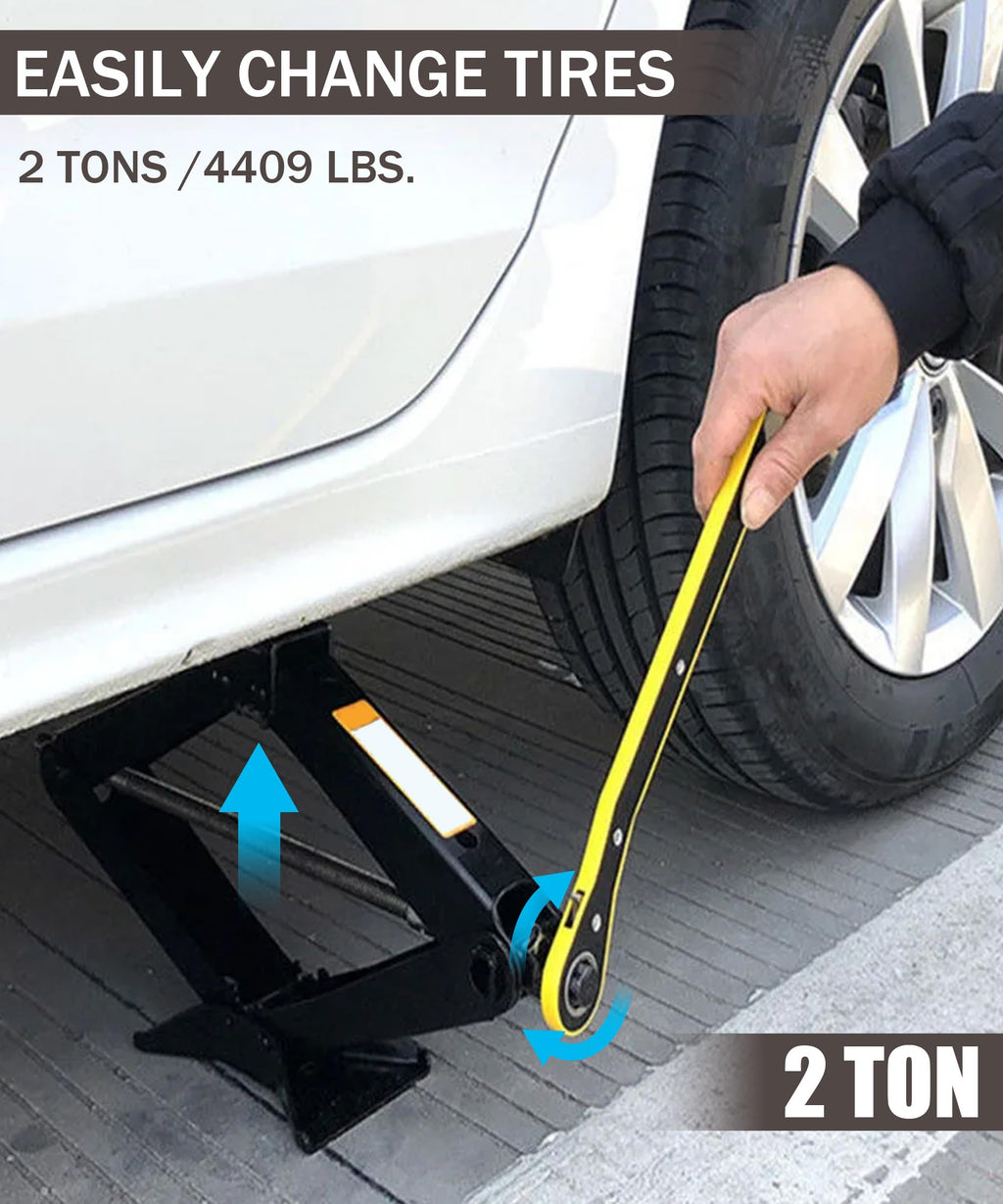 2 Ton Scissor Jack Lift with Lug Wrench W549678