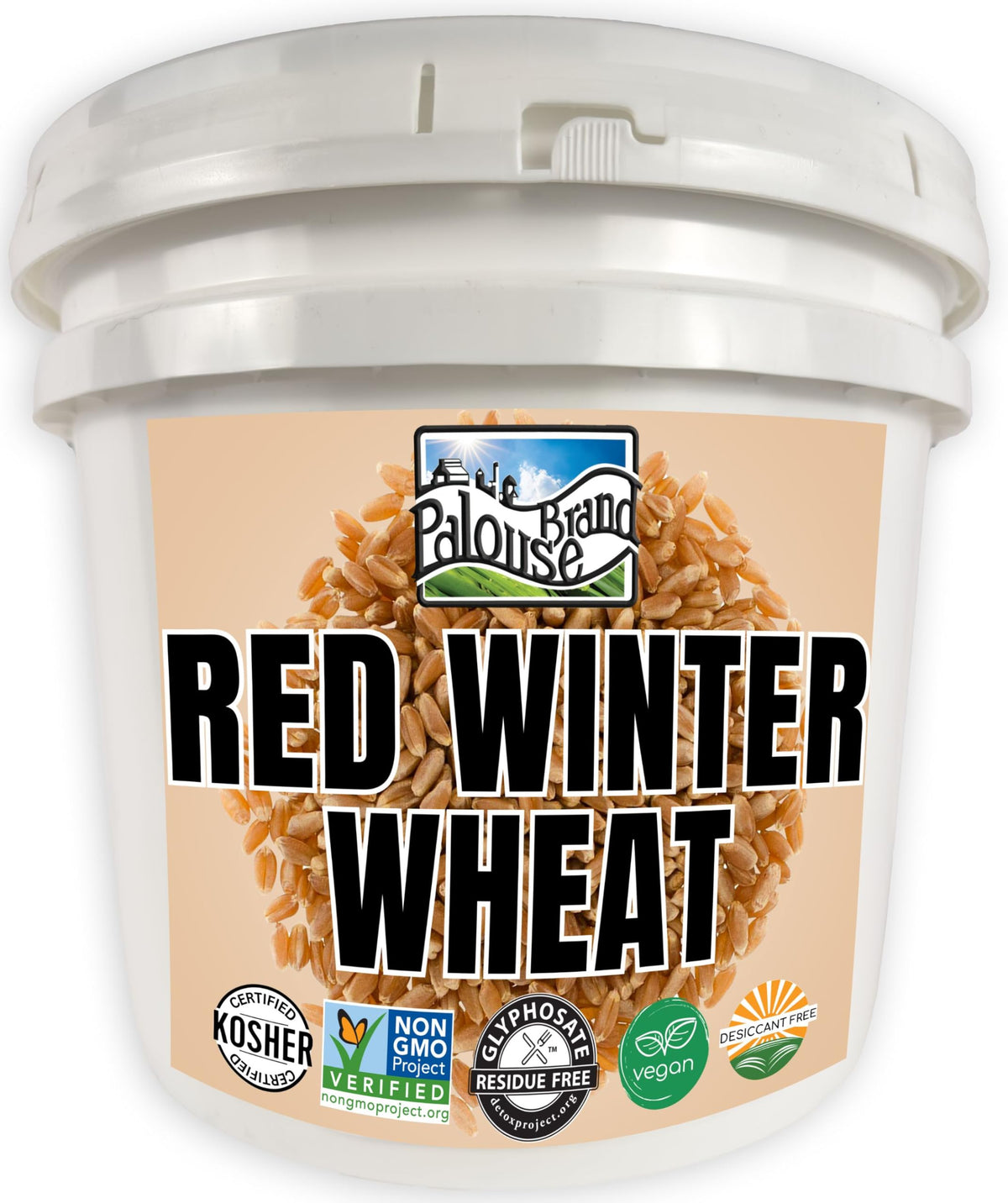 Hard Red Winter Wheat Berries 25 LBS Bucket B1087