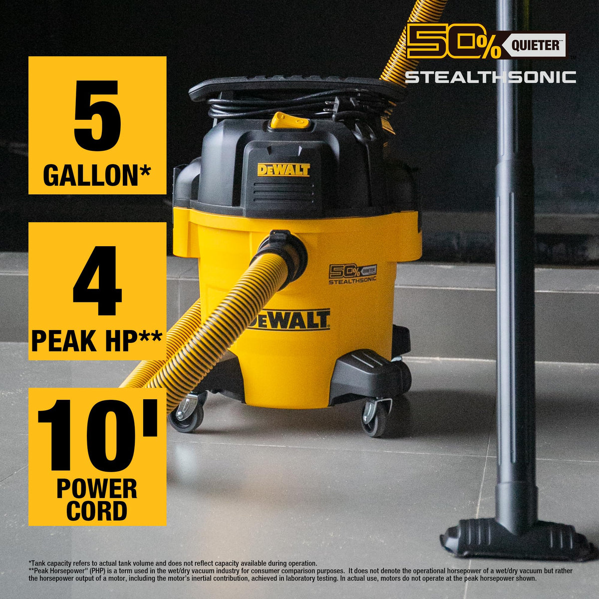 Wet and Dry Shop Vacuum 5 Gal 4 HP L57455