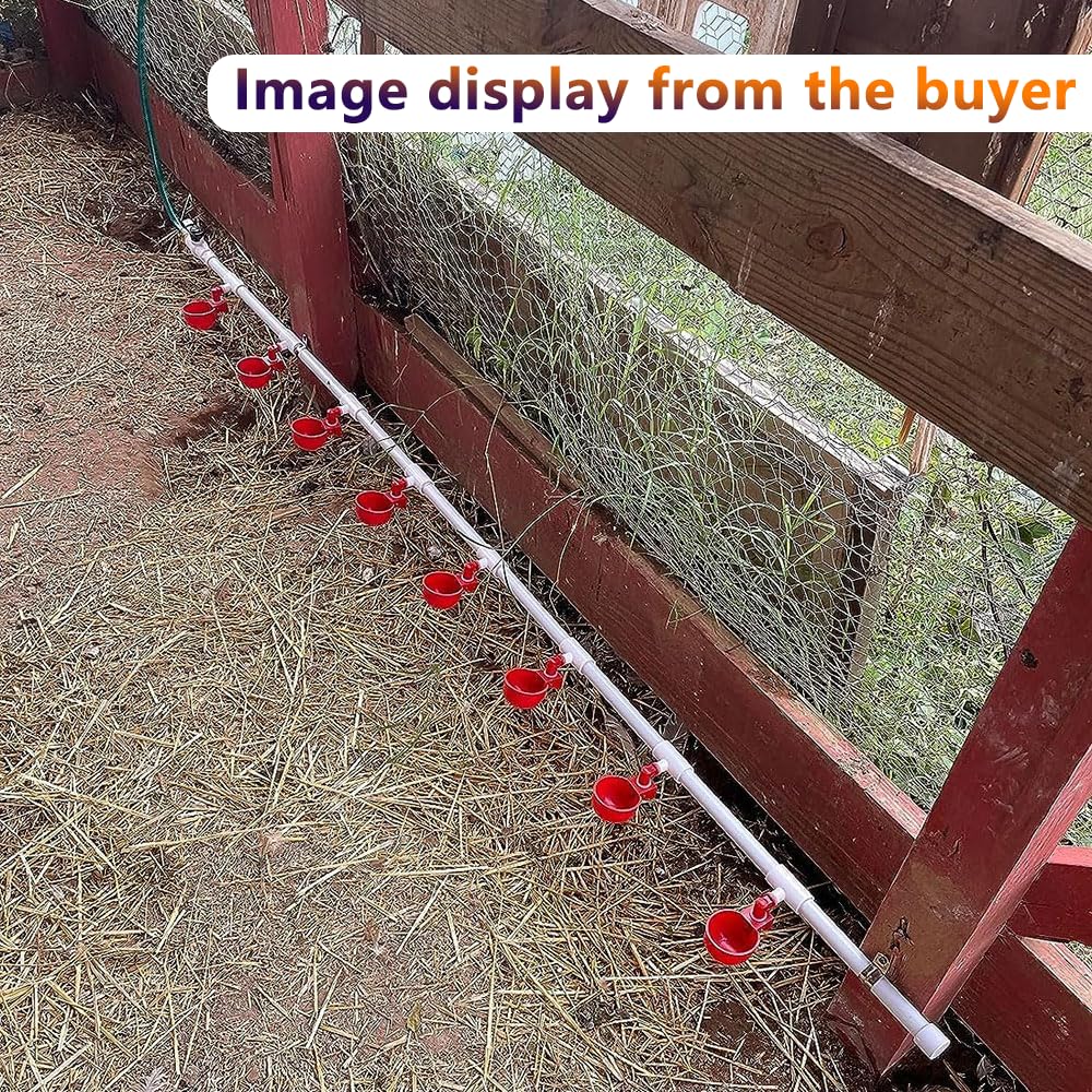 Automatic Chicken Watering System with Hose Connector Kit V5078