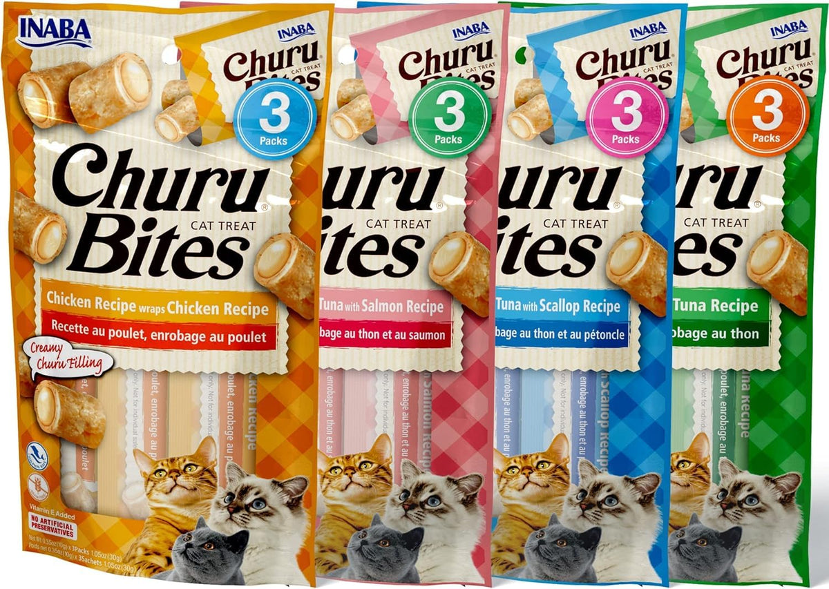 Soft Baked Chicken Cat Treats with Green Tea Extract, 12 Tubes M5917