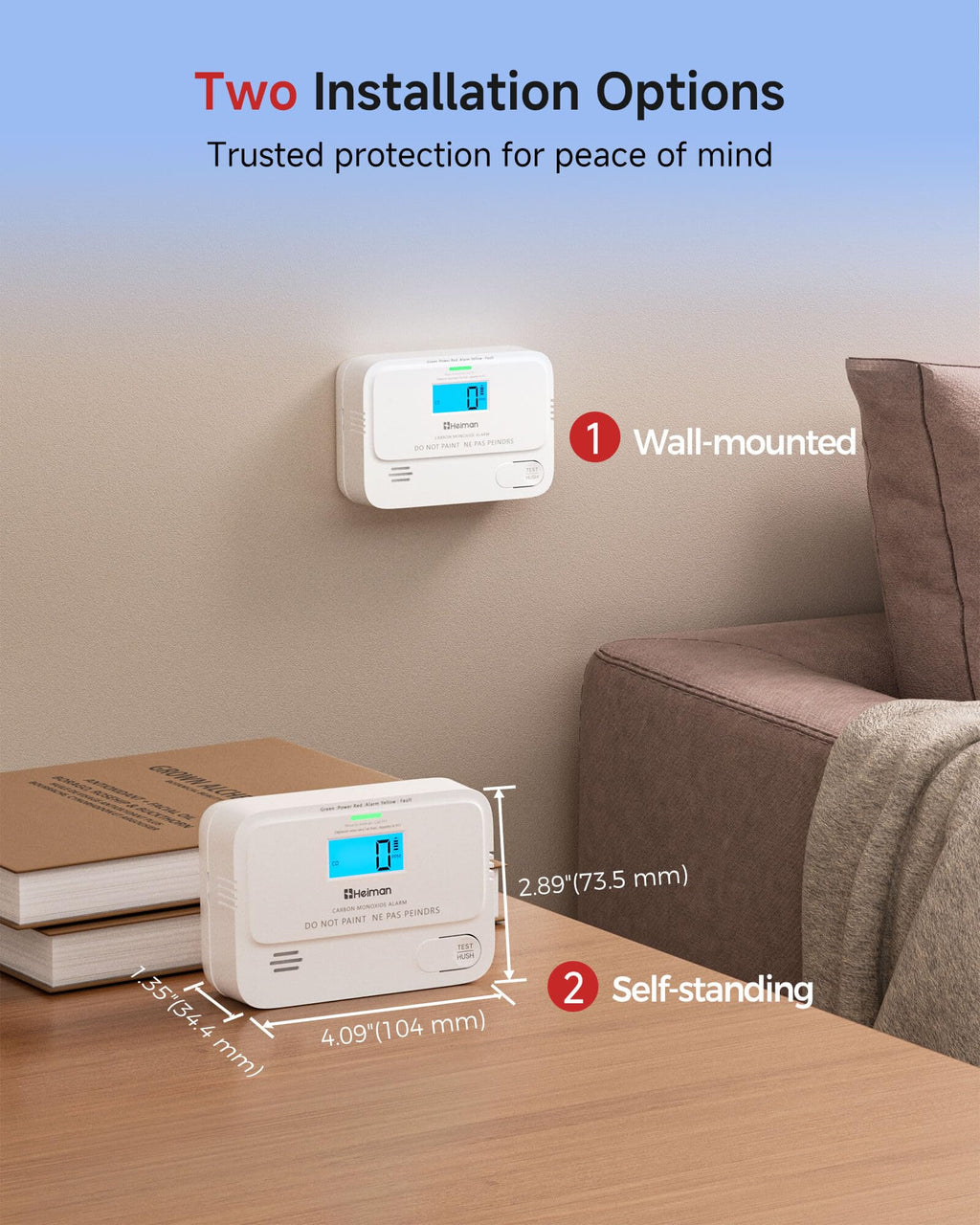 Carbon Monoxide Detectors 3 Pack E174135
