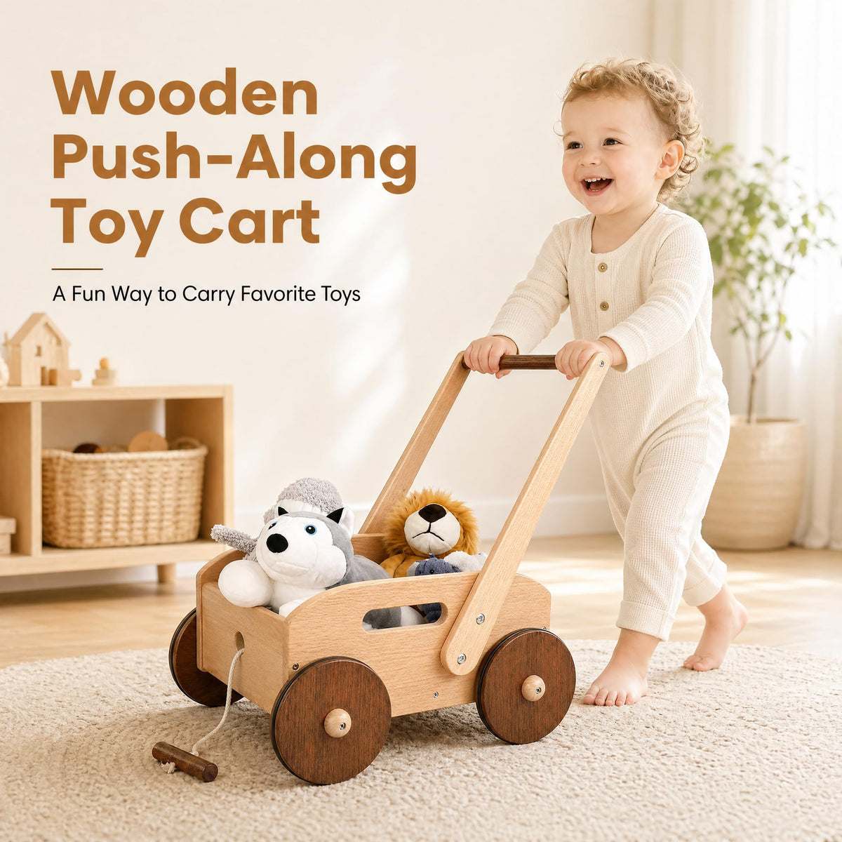 Wooden Baby Walker H48770