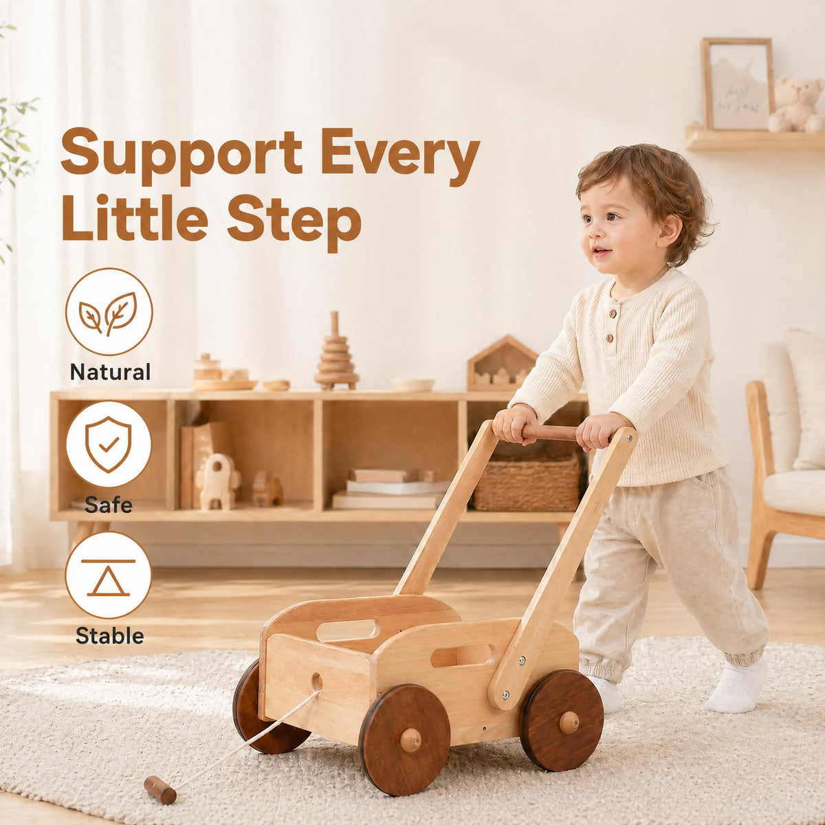Wooden Baby Walker H48770