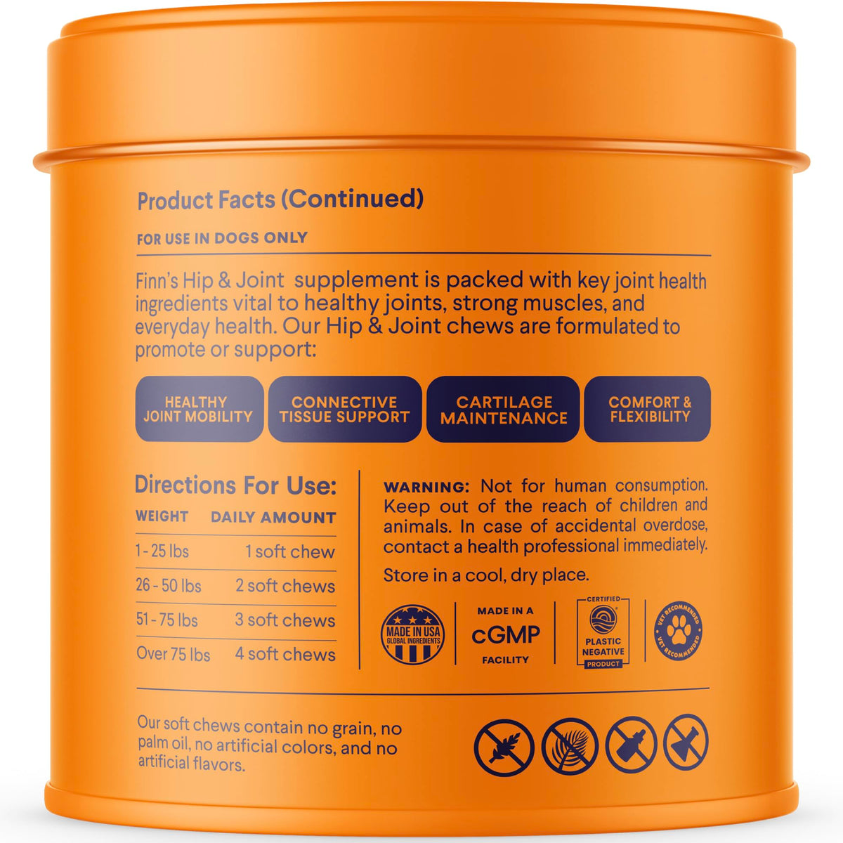 Hip & Joint Chews for Dogs, 90 Ct H16831