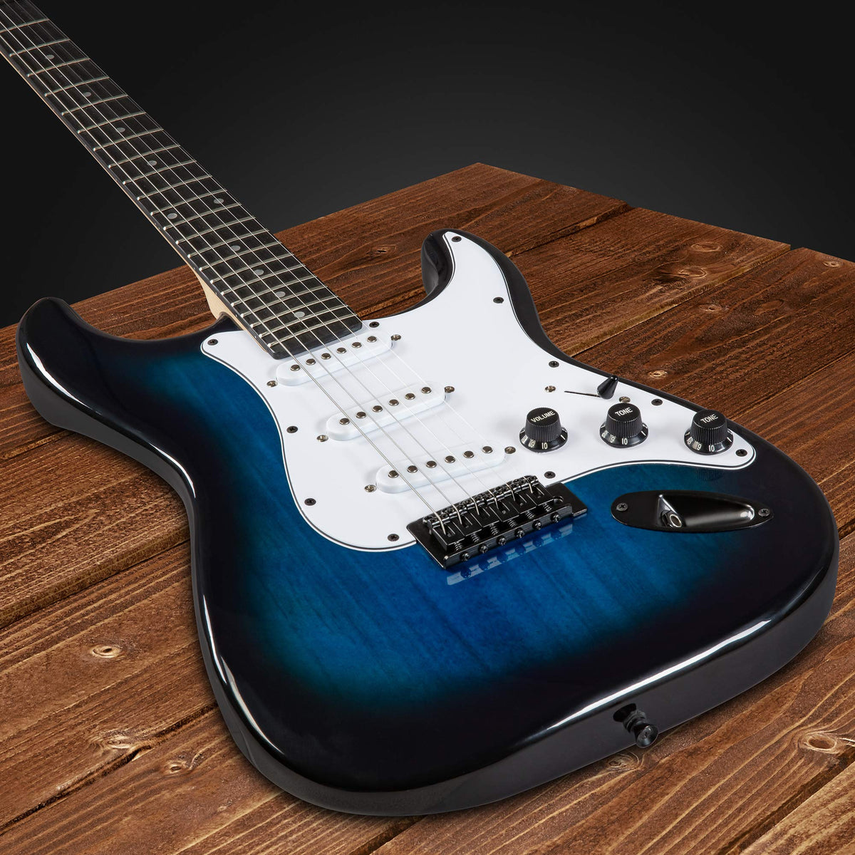 39 inch Electric Guitar Kit with Amplifier Blue A91431