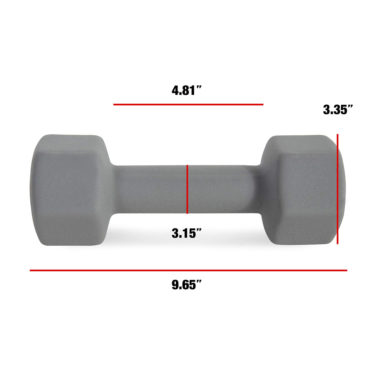 Neoprene Coated Dumbbells T2887