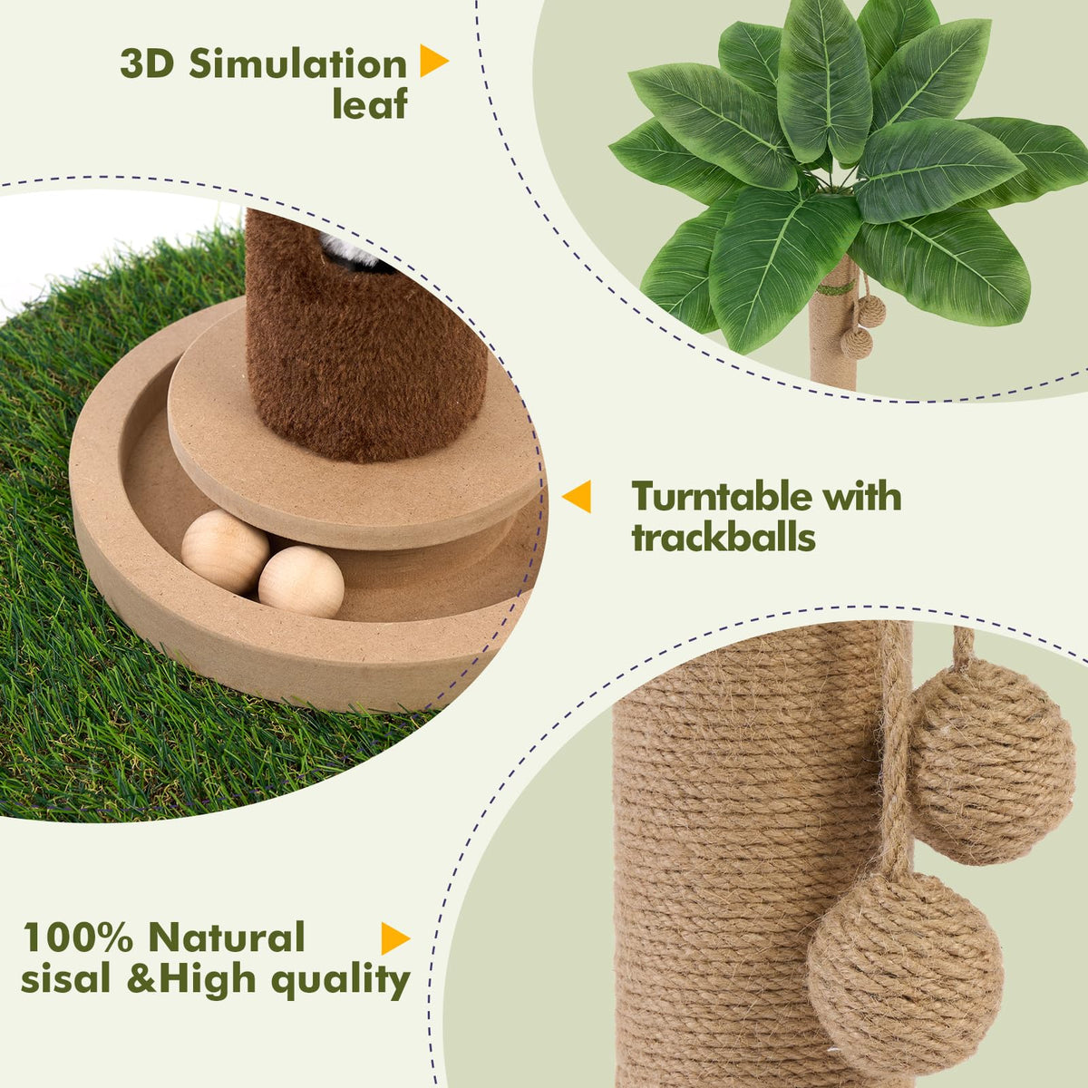 Tall Cat Scratching Post L897122