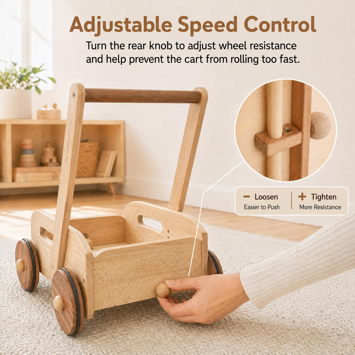 Wooden Baby Walker H48770