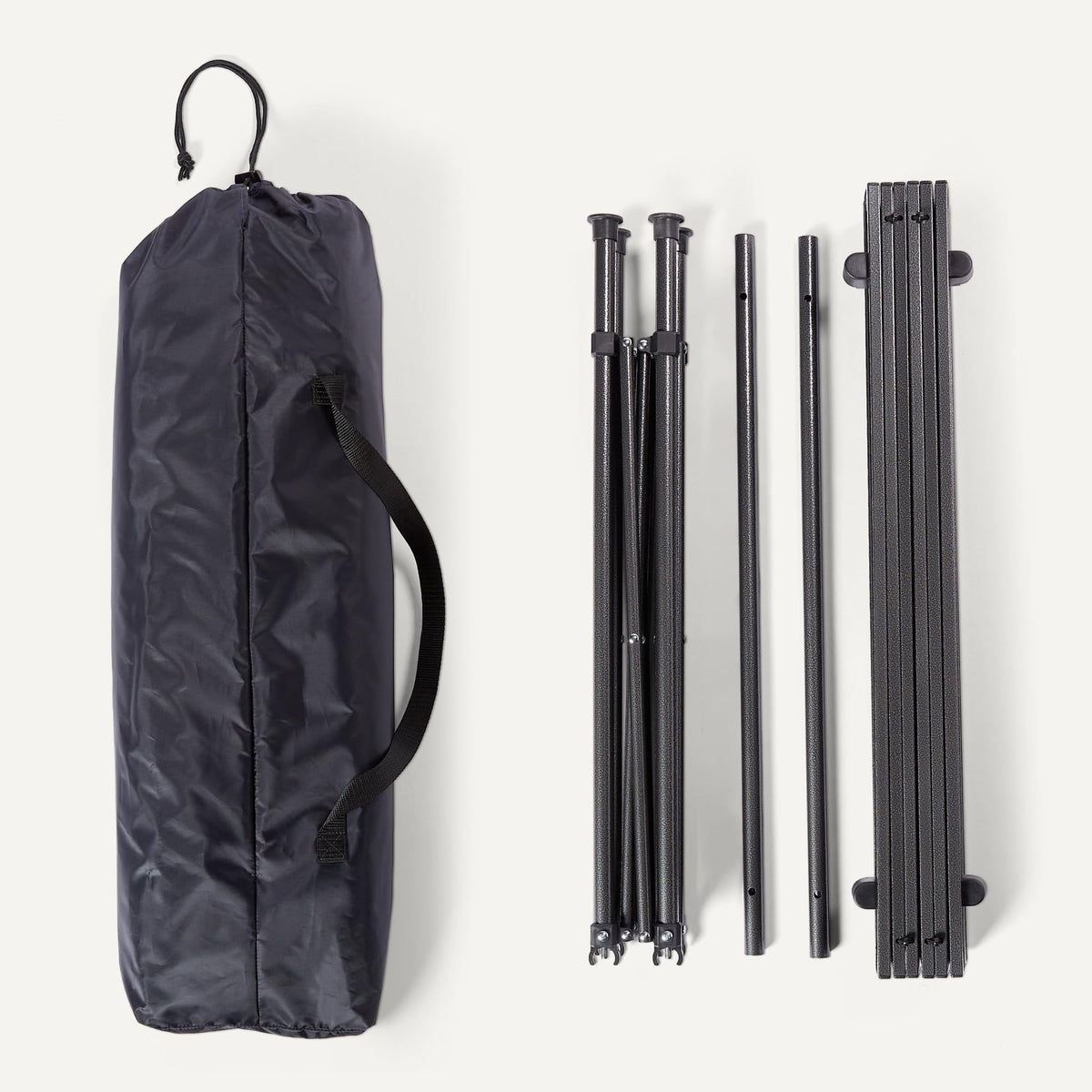 Portable Camping Table with Aluminum Roll-Up Top D3617