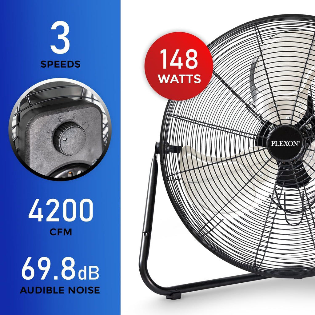 20" High Velocity Floor Fan 2 Pack C47339