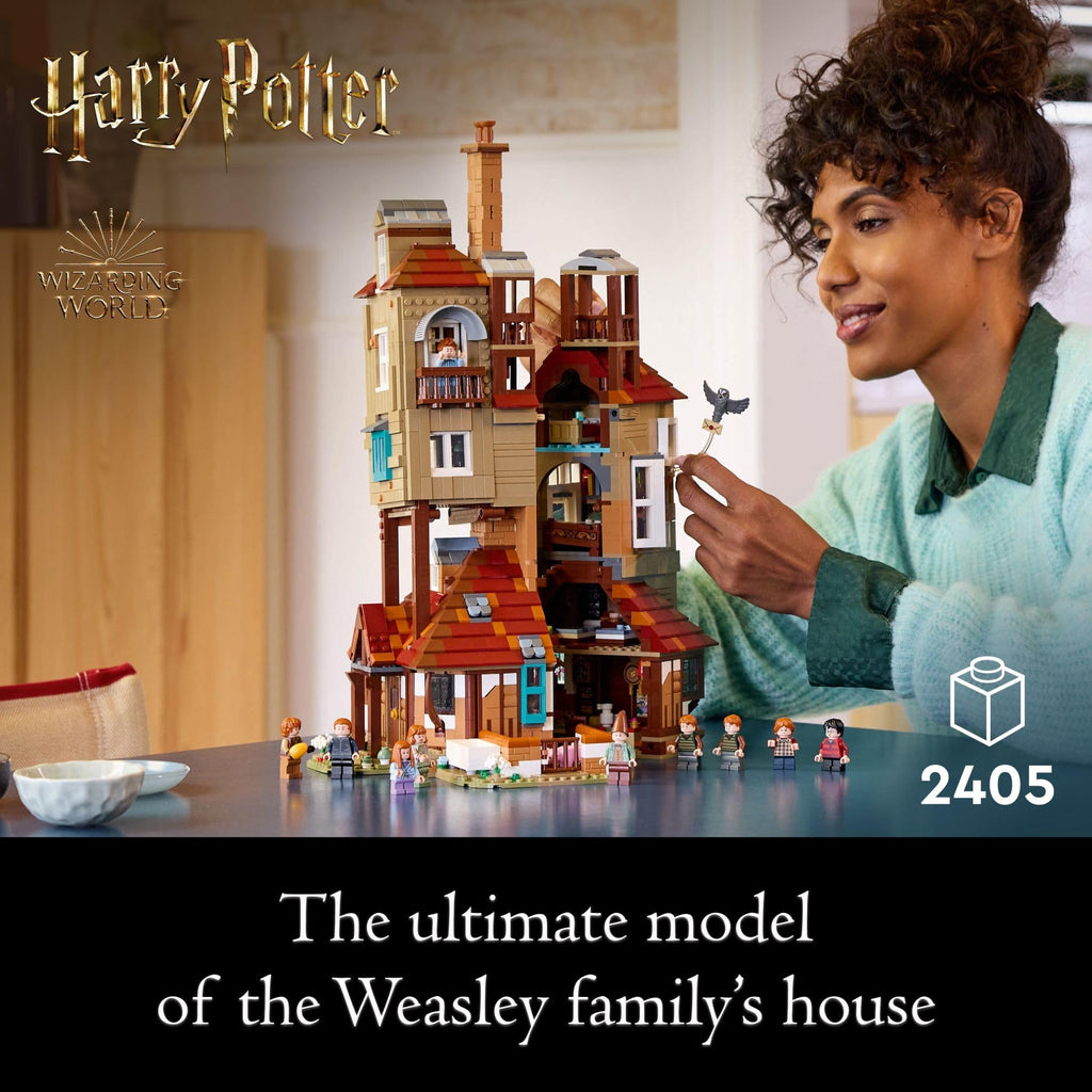 Harry Potter The Burrow Building Set with 10 Minifigures Q37949