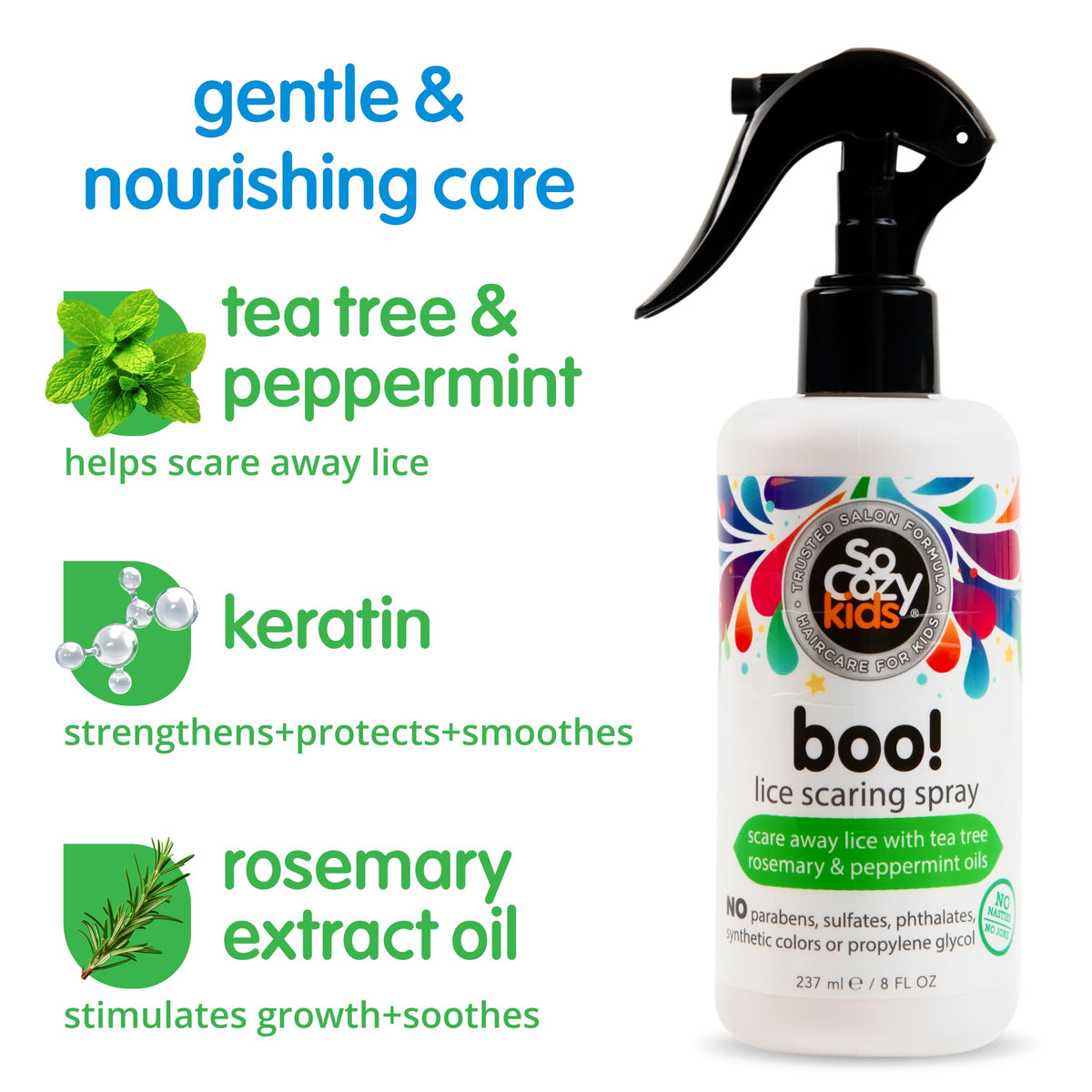 Lice Prevention Spray 8 Fl Oz W3821