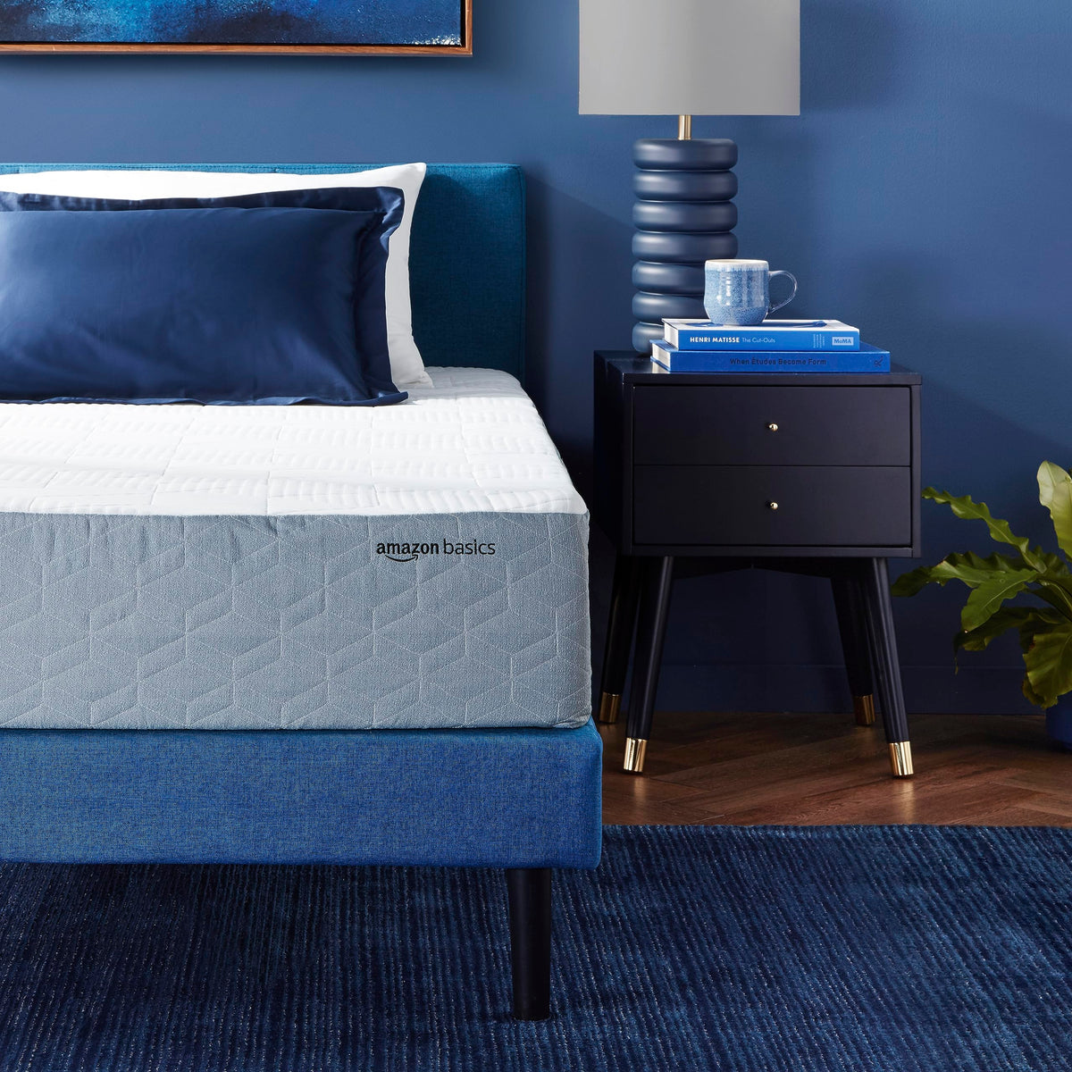Medium-Firm Cooling Gel Memory Foam Mattress, Twin Size P386